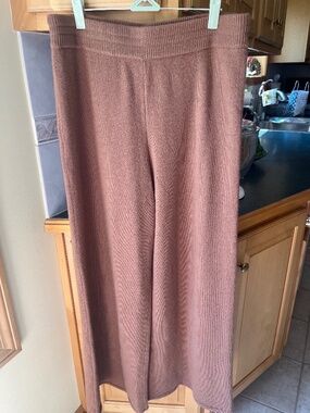 Summersalt Light Brown Cashmere Blend Pants, L